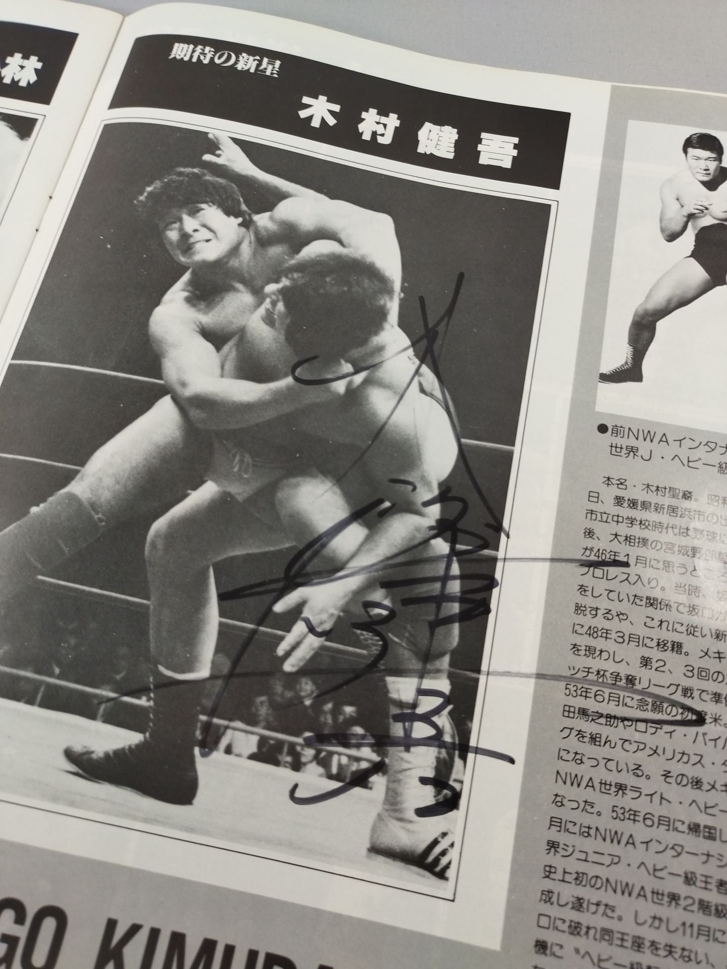 [3 fighters hand signed autograph 81 New Year Golden Series