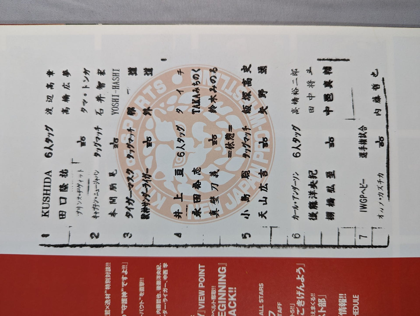 ★旗揚げ記念日★ NJPW OFFICIAL MAGAZINE 2012 Vol.2