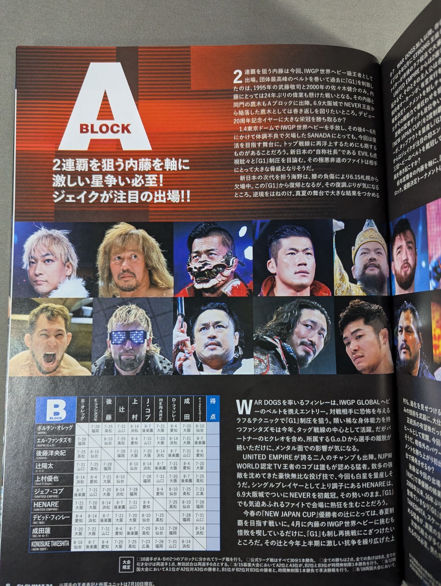 G1 CLIMAX 34 / G1クライマックス34