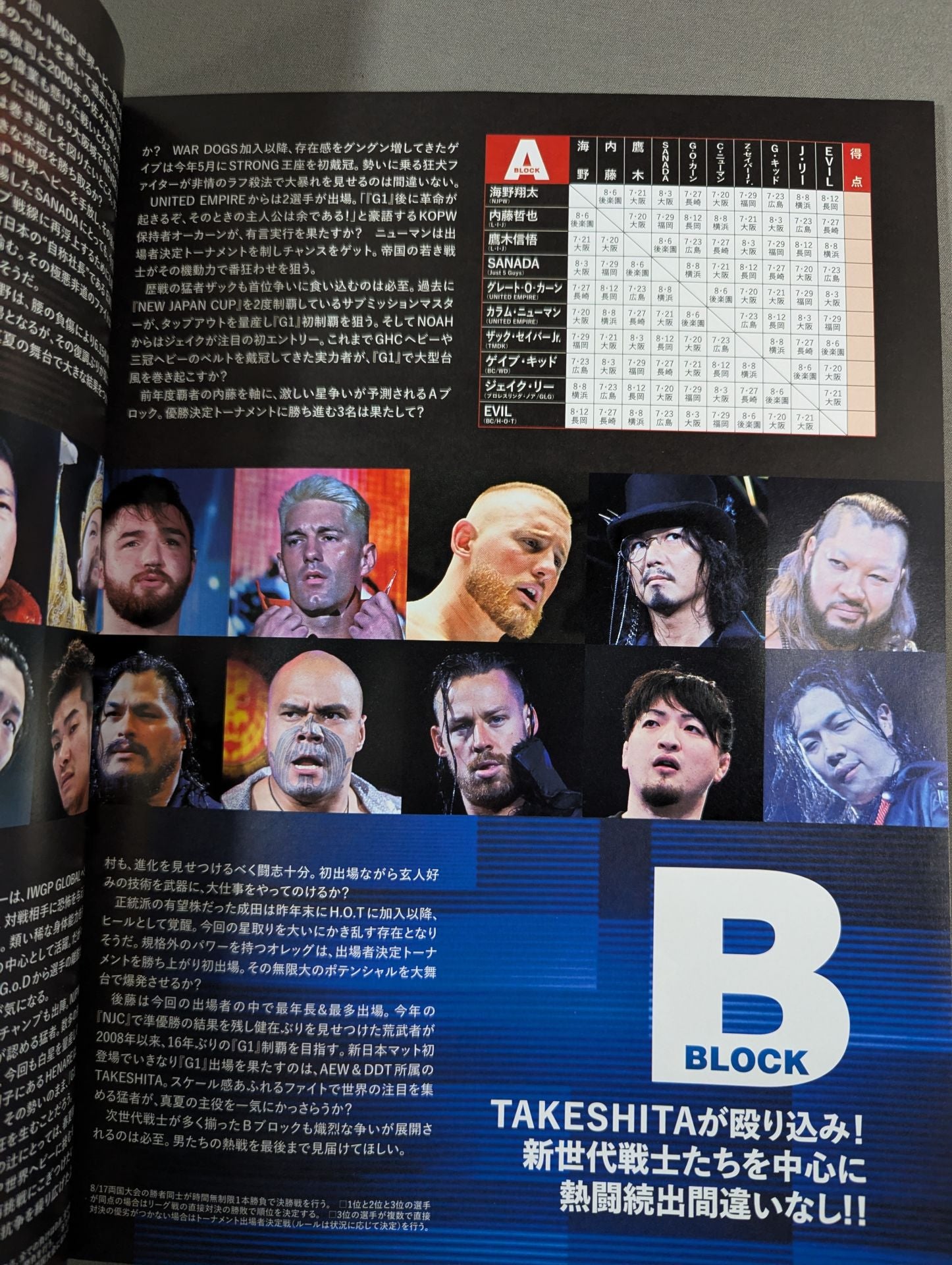 G1 CLIMAX 34 / G1クライマックス34 – 闘道館