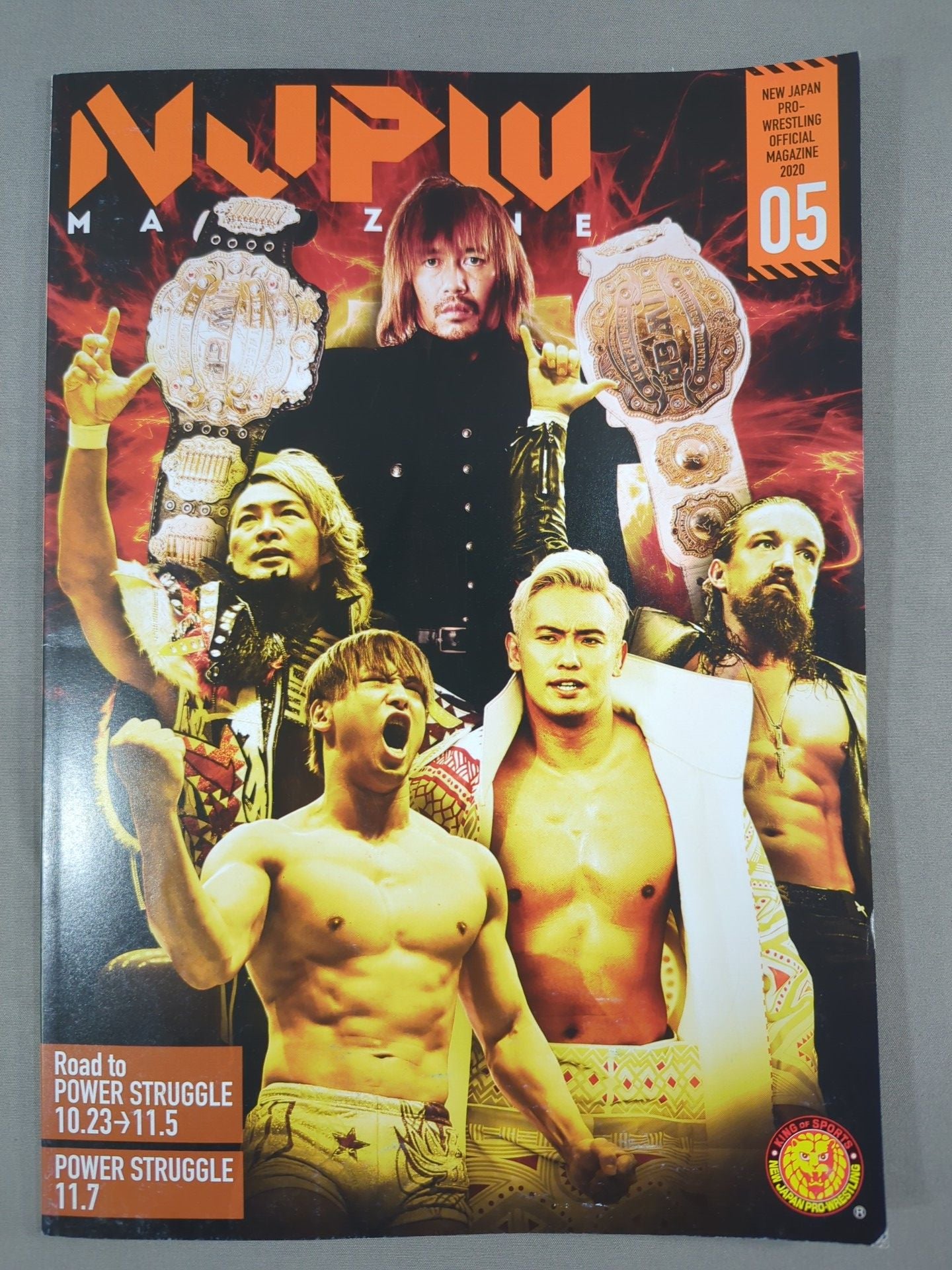 【岡倫之 直筆サイン入り】NJPW OFFICIAL MAGAZINE 2020 Vol.5