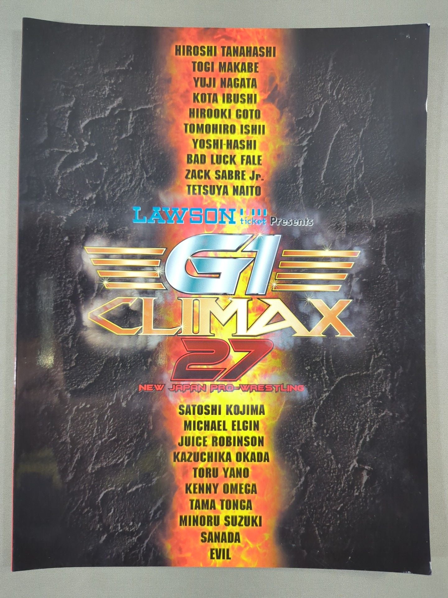 【岡倫之 直筆サイン入り】G1 CLIMAX 27 / G1クライマックス27