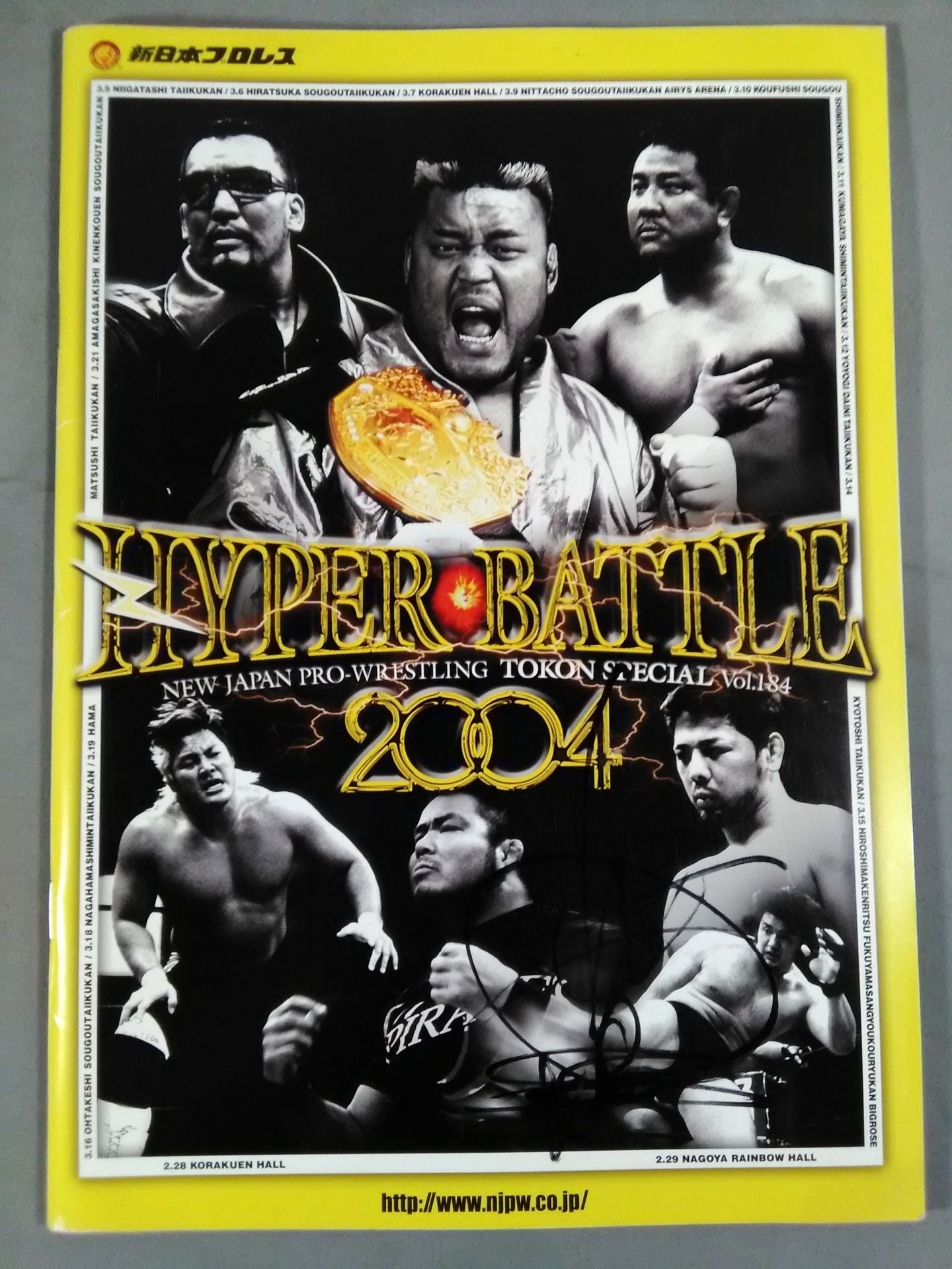 【Tanaka Linguana Hand Signed Autograph 】Fighting Spirit Special 184