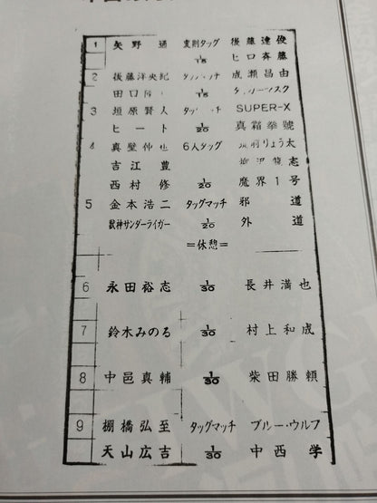 【Tanaka Linguana Hand Signed Autograph 】Fighting Spirit Special 187