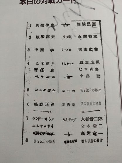 【Osamu Nishimura  hand signed autograph 】Fighting Spirit Special 152