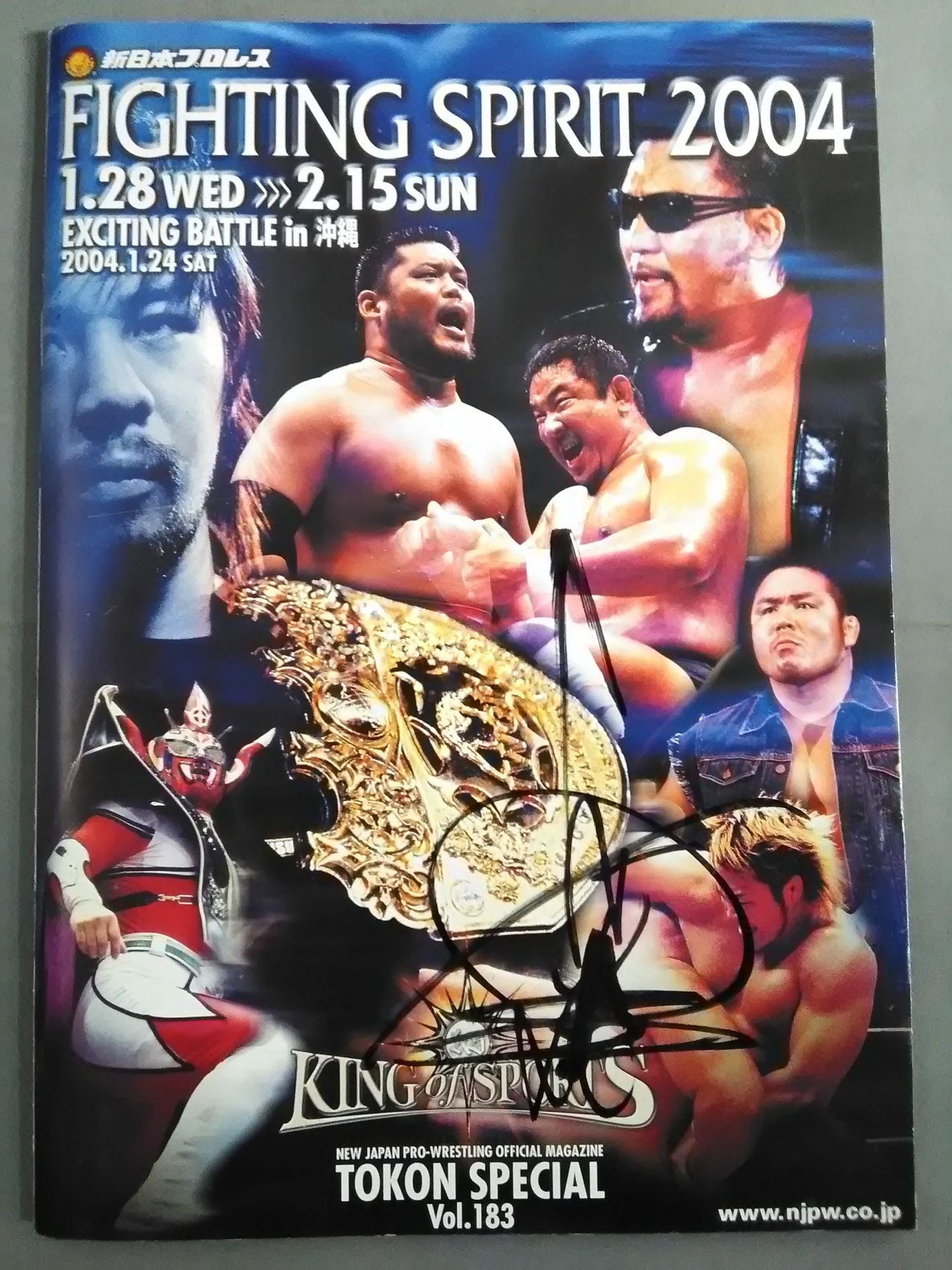 【Tanaka Linguana Hand Signed Autograph 】Fighting Spirit Special 183