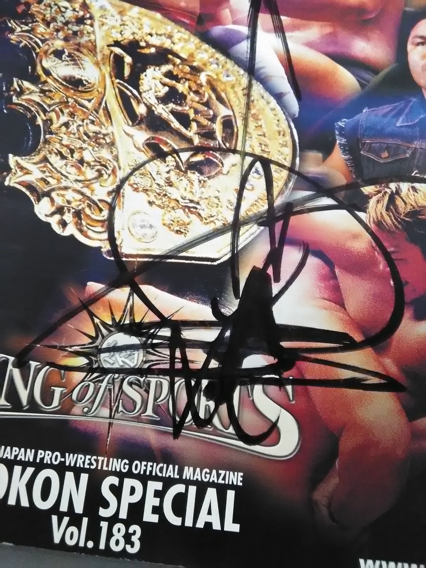 【Tanaka Linguana Hand Signed Autograph 】Fighting Spirit Special 183