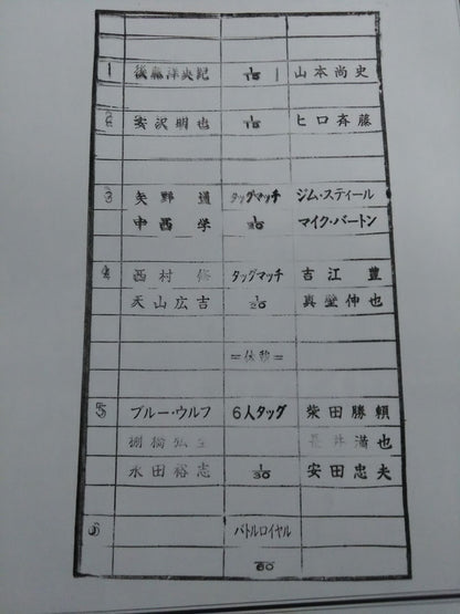 【Tanaka Linguana Hand Signed Autograph 】Fighting Spirit Special 183