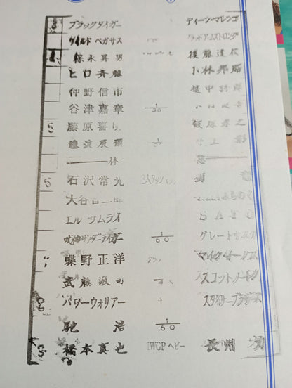 ★ Riki Choshu vs Hashimoto IWGP Fighting ★ Spirit Special 95