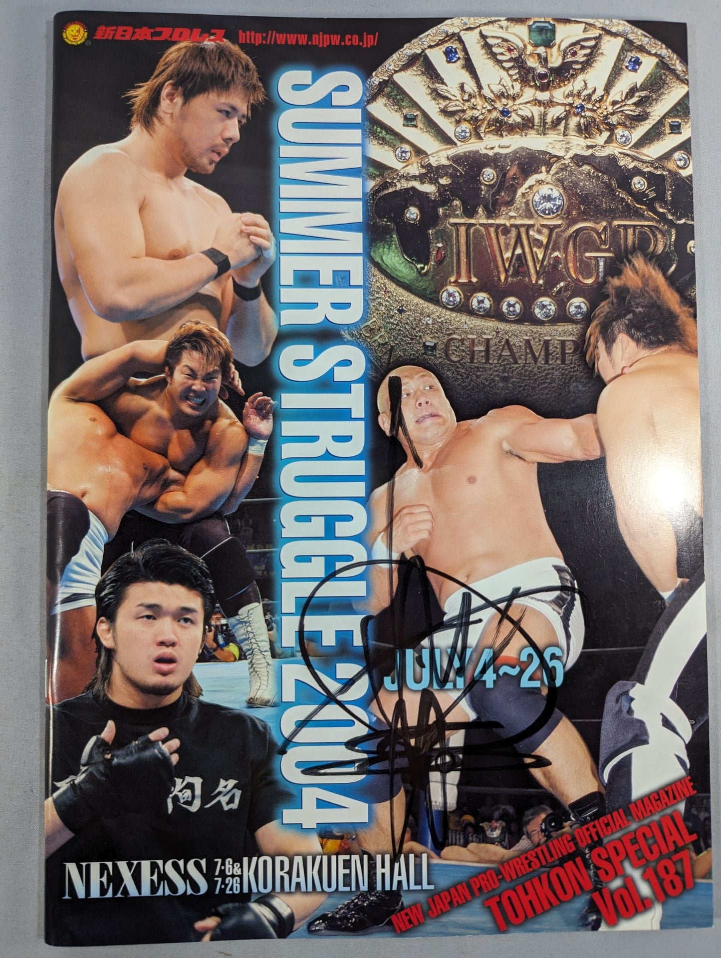 【Tanaka Linguana Hand Signed Autograph 】Fighting Spirit Special 187