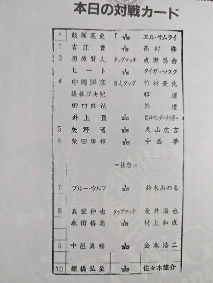 【Tanaka Linguana Hand Signed Autograph 】Fighting Spirit Special 187