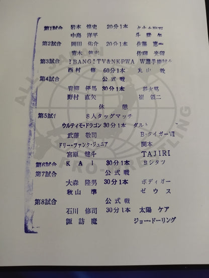 2017世界最強タッグ決定リーグ戦～旗揚げ45周年記念シリーズ～