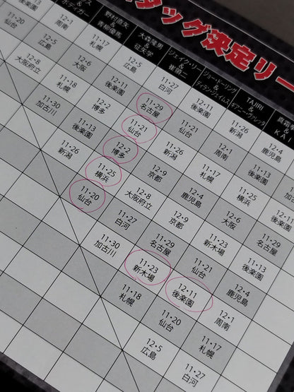 [2 fighters hand signed autograph 2018 Real World Tag League