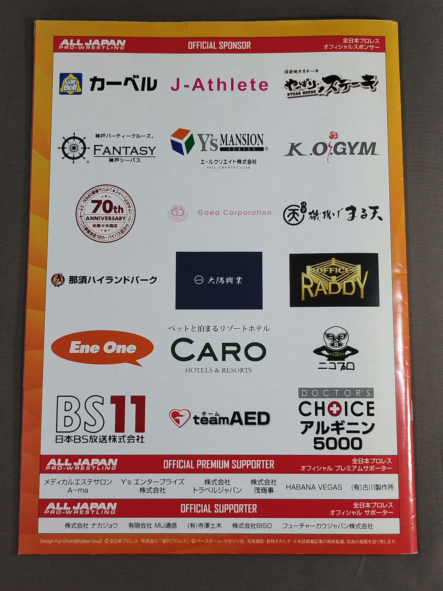 [2 fighters hand signed autograph 2018 Real World Tag League