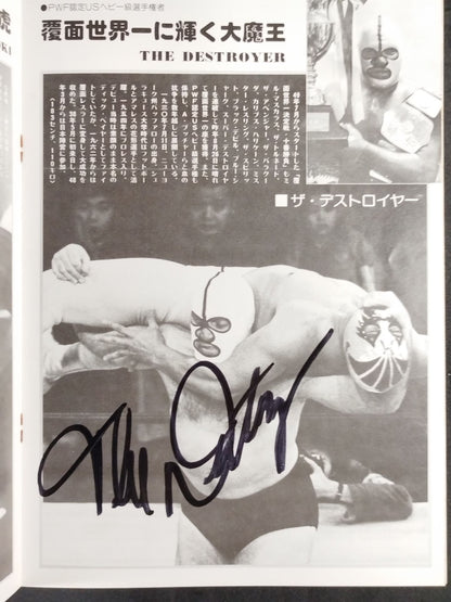 [2 fighters hand signed autograph 77NWA Champion Series