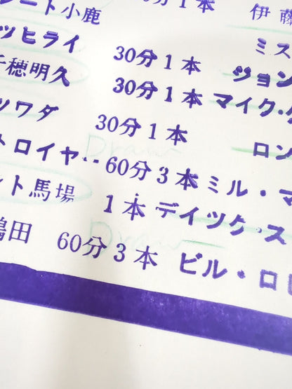 ★鶴田vsロビンソン UNヘビー戦★ 77エキサイト・シリーズ
