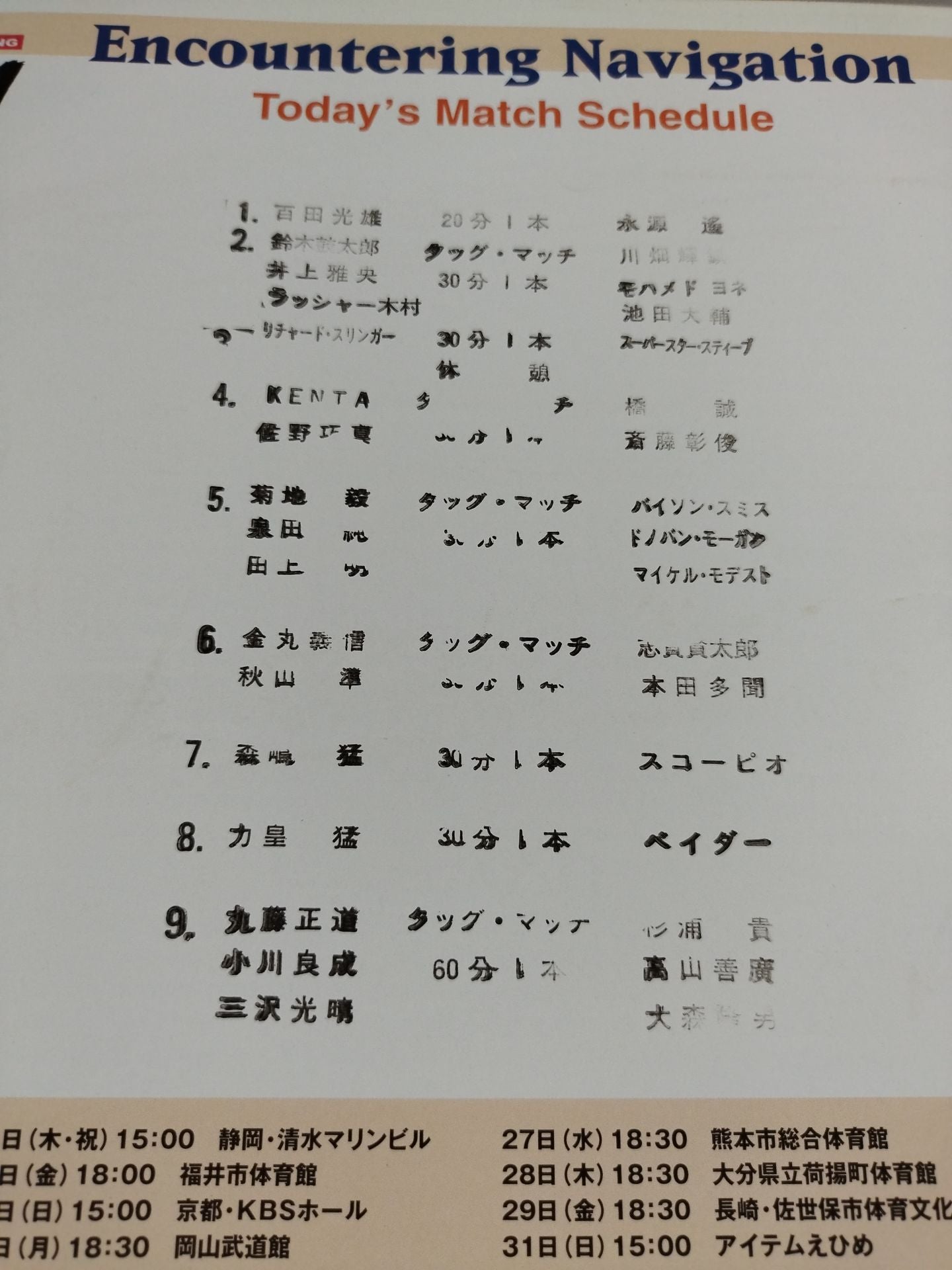 Encountering Navigation 2002