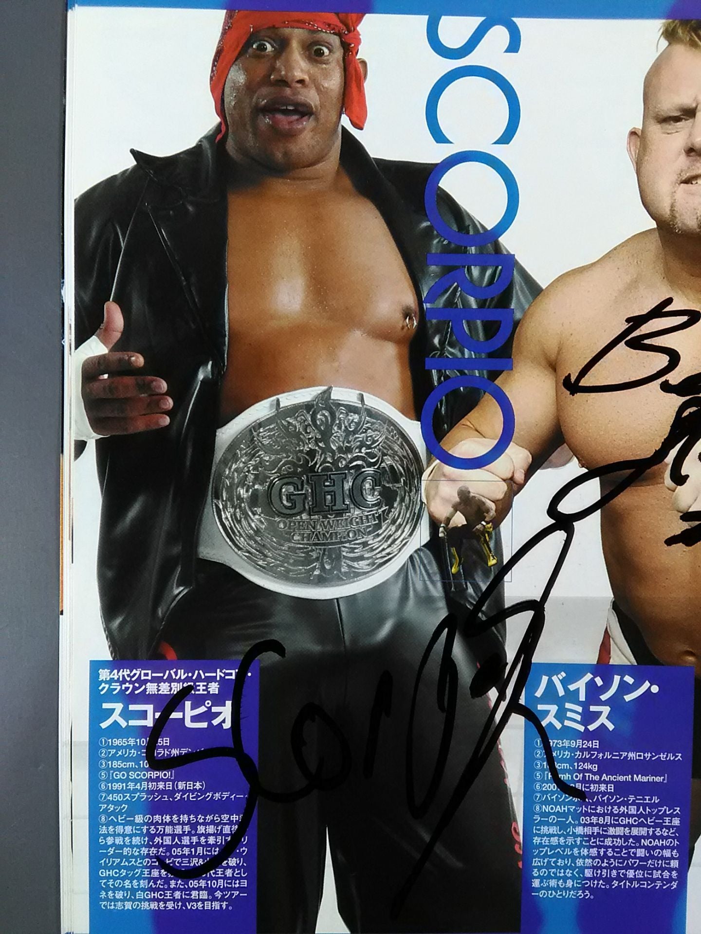 [4 fighters hand signed autograph 】SHINY NAVIGATION’06