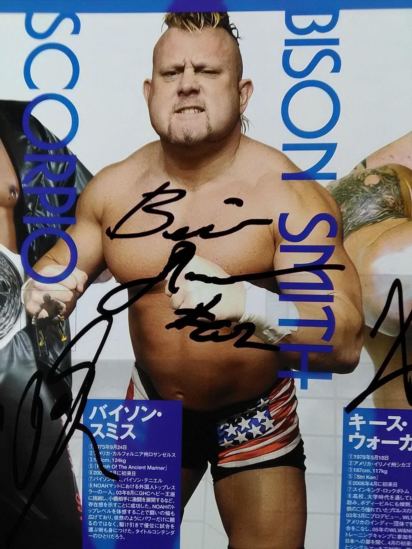 [4 fighters hand signed autograph 】SHINY NAVIGATION’06