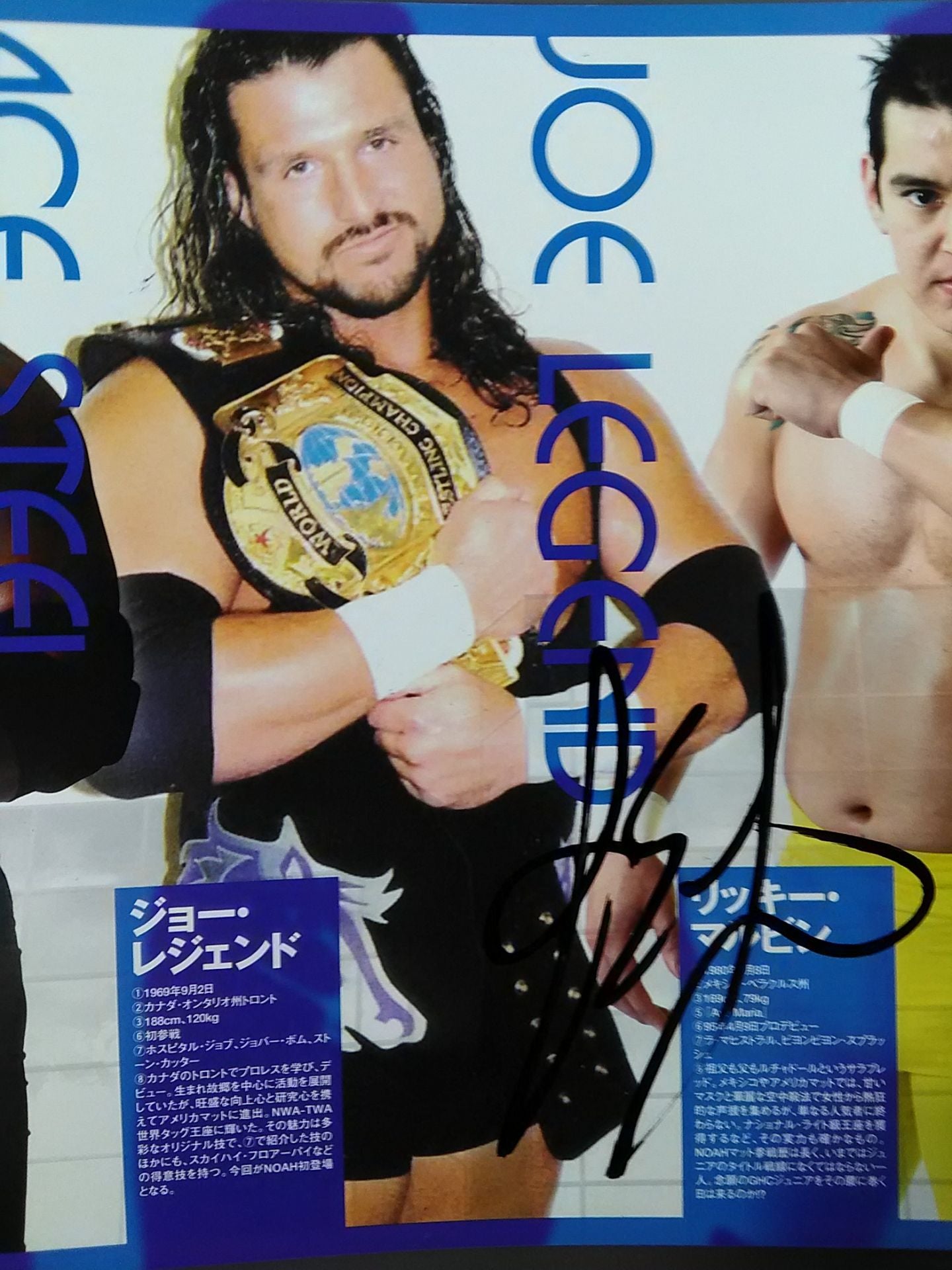 [4 fighters hand signed autograph 】SHINY NAVIGATION’06