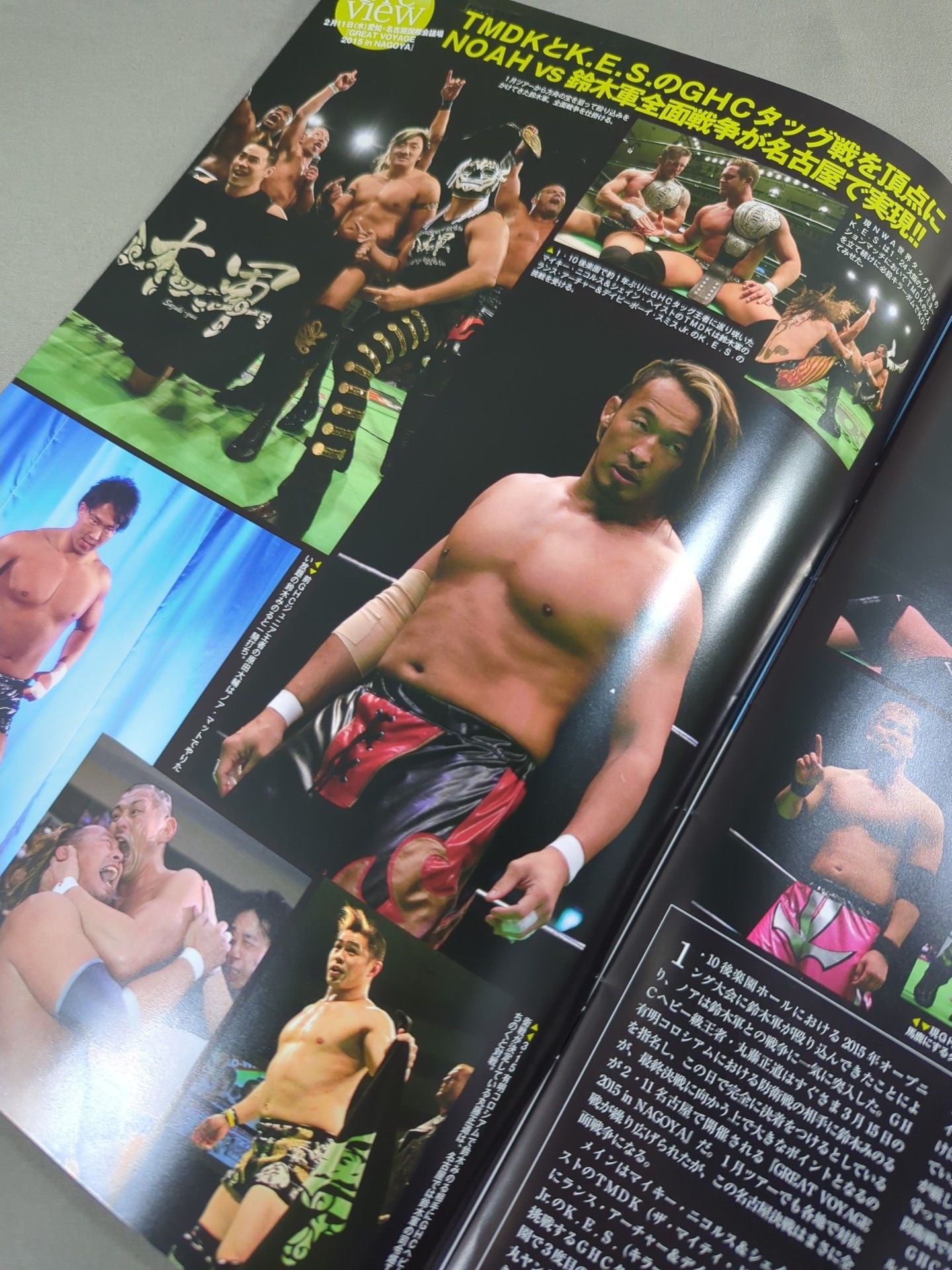 【田上明 直筆サイン入り】プロレスリング・ノア 2015 Vol.2