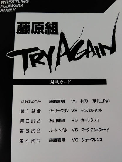 TRY AGAIN ミスター空中追悼記念興行