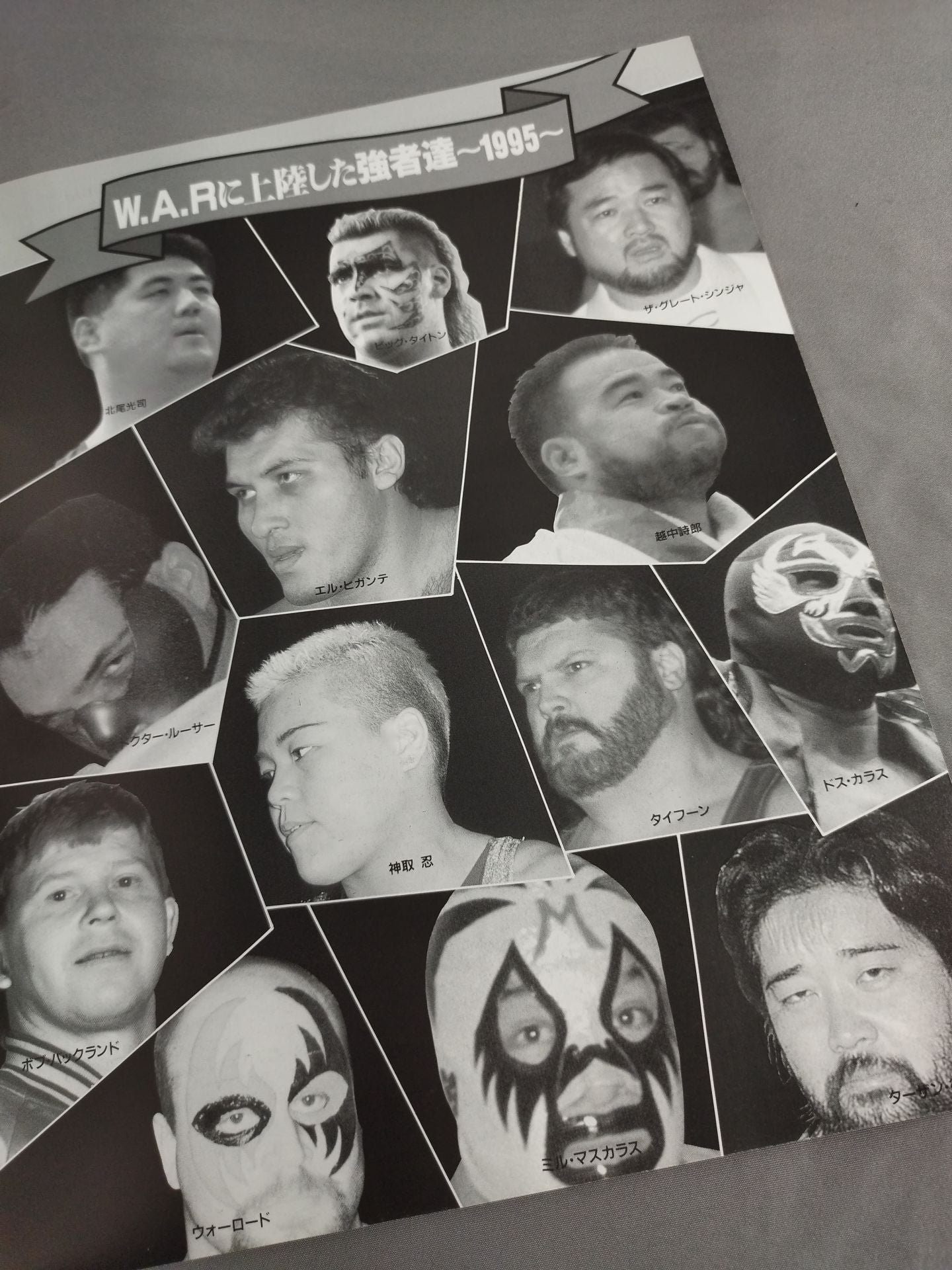 WAR / 1996 W.A.R PRO-Wrestling GUIDE BOOK