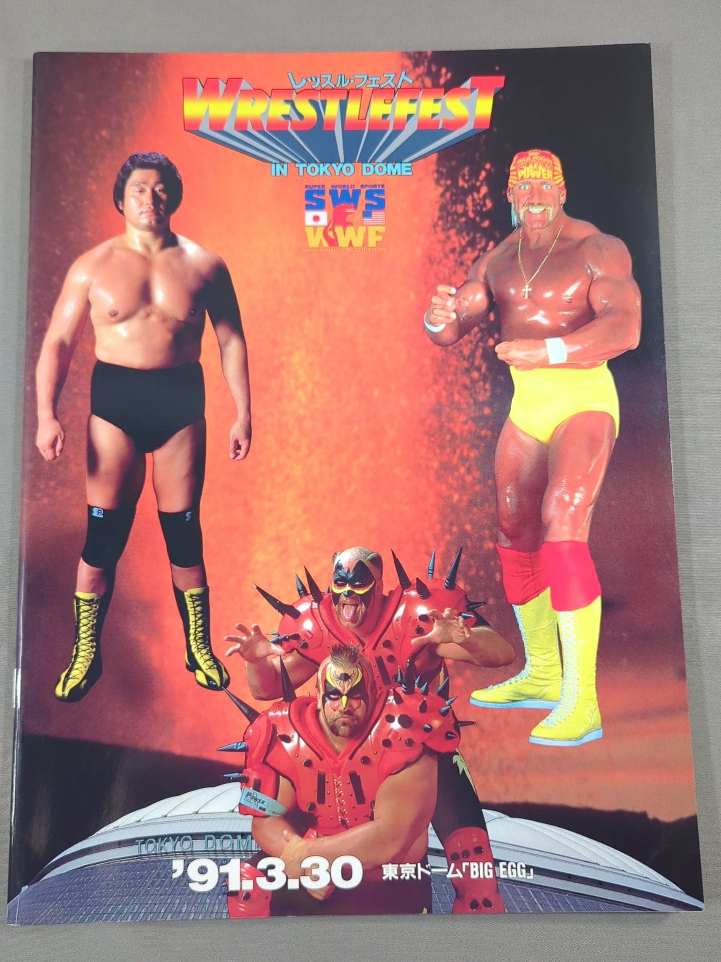 プロレス SWS ポスター&パンフ2冊