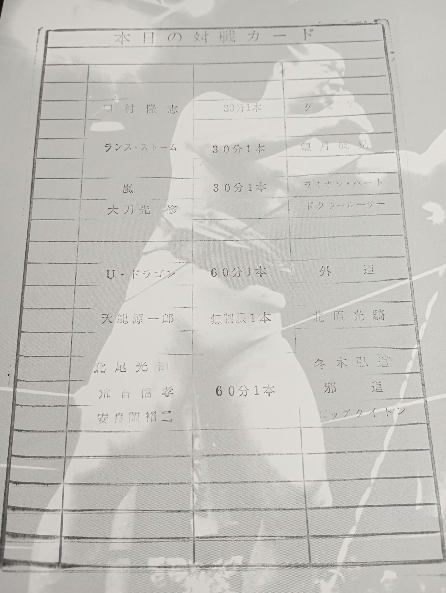 WAR / OFFICIAL GUIDE BOOK(1996.3.19～5.26)