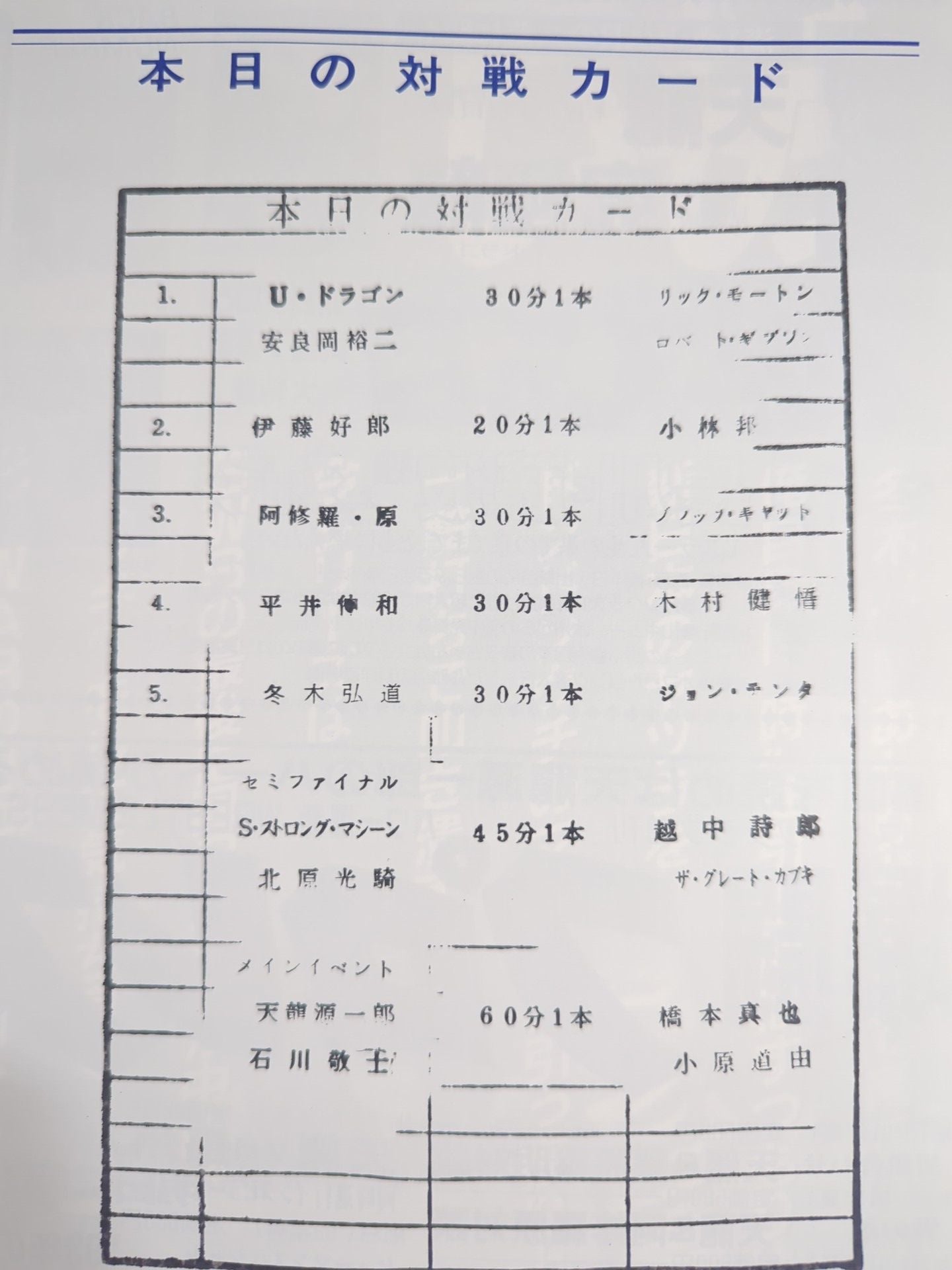 WAR / Revolution Ignition '93