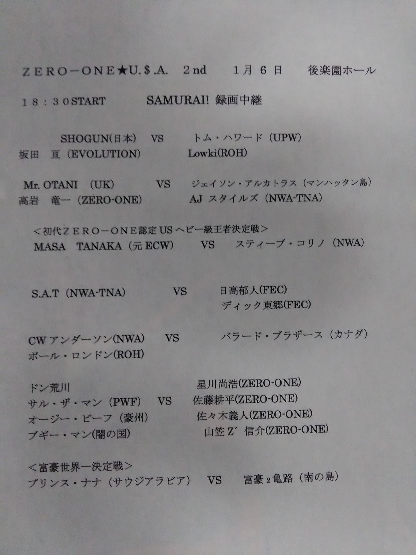 ZERO-ONE MAGAZINE VOL.7 / ZERO-ONE U$A 2nd