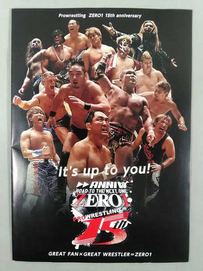 【3選手直筆サイン入り】ZERO1 15th ANNIV ROAD TO THE NEXT ONE