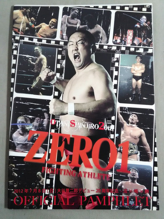 [2 fighters hand signed autograph ZERO-ONE Shinjiro Otani  20th Anniversary -Cheers × Victory × Live-