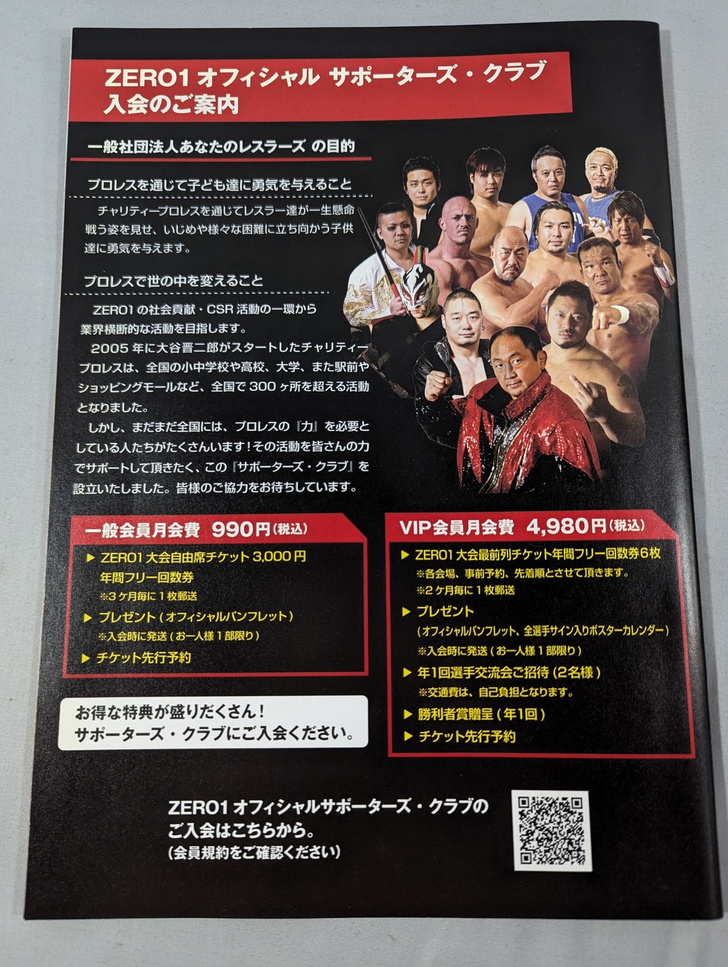 PRO-Wrestling  ZERO1 OFFICIAL PAMPHLET 2020 SPRING(1)