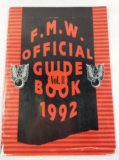 F.M.W. OFFICIAL GUIDE BOOK 1992 vol.Ⅱ