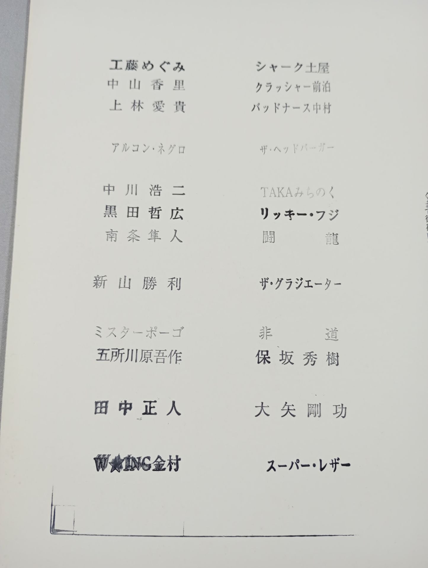 FMW OFFICIAL GUIDE BOOK 1996 Special