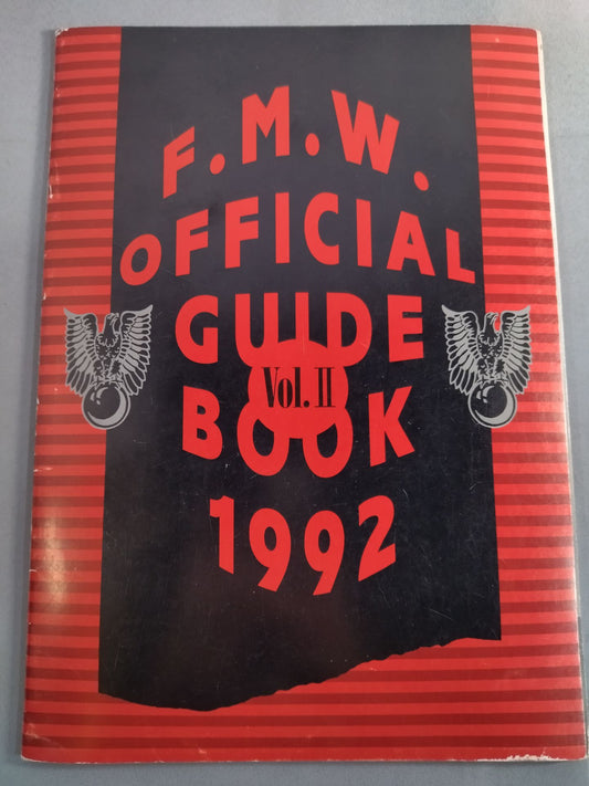 F.M.W. OFFICIAL GUIDE BOOK 1992 vol.Ⅱ