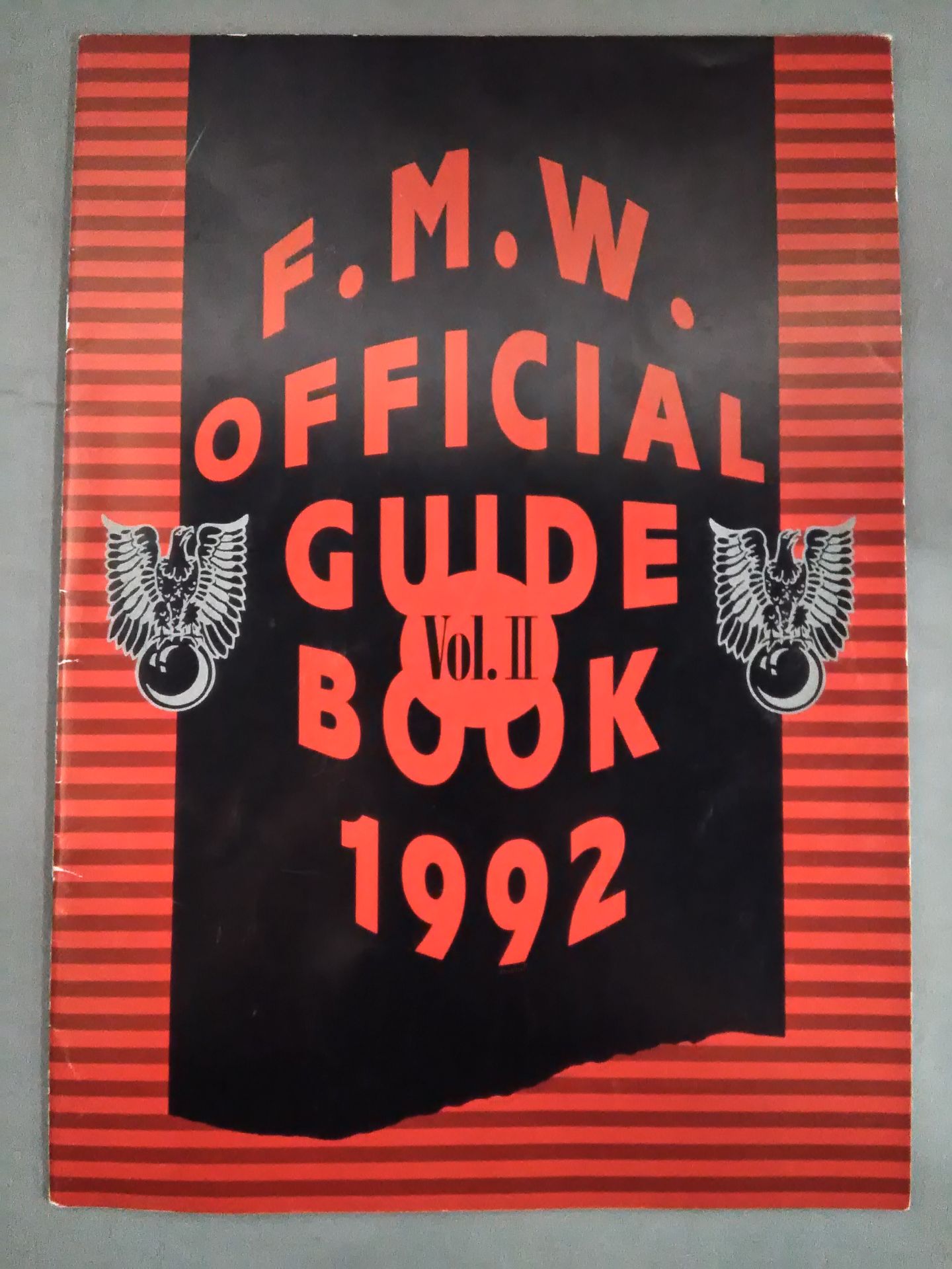 F.M.W. OFFICIAL GUIDE BOOK 1992 vol.Ⅱ