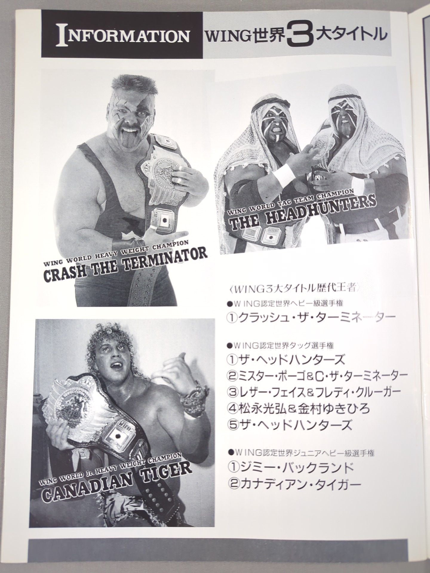 ウイング・マガジン VOL.2 1993