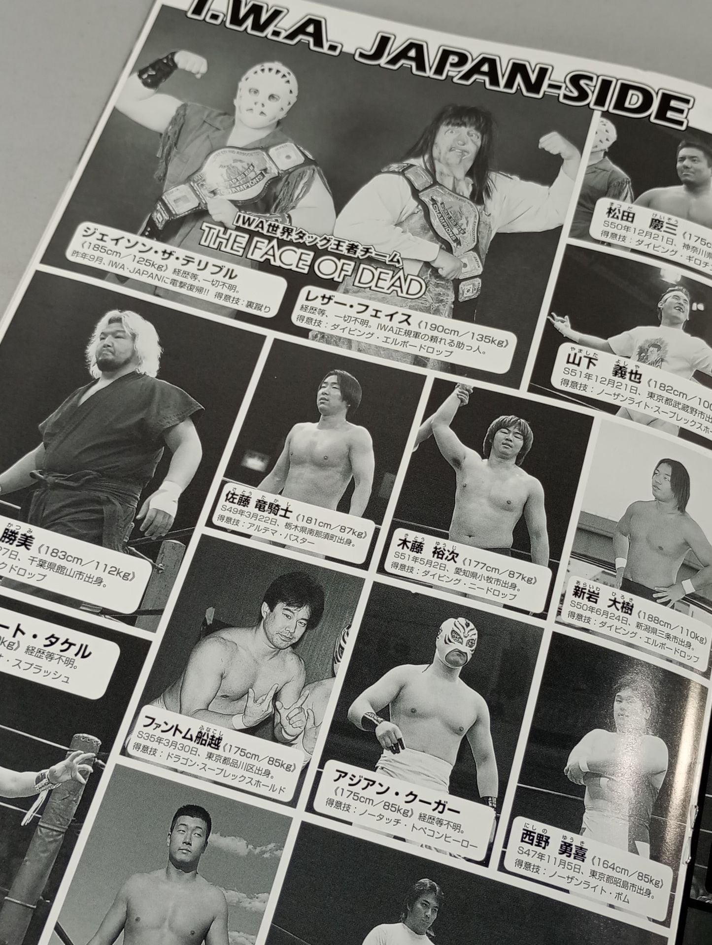 IWA JAPAN Pro Wrestling  2000 OFFICIAL GUIDE