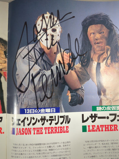 【Jason the Terrible Hand Signed Autograph 】OPENING STAGE BATTLE STATES 2nd NEXT STAGE SUPER BATTLE FESTA
