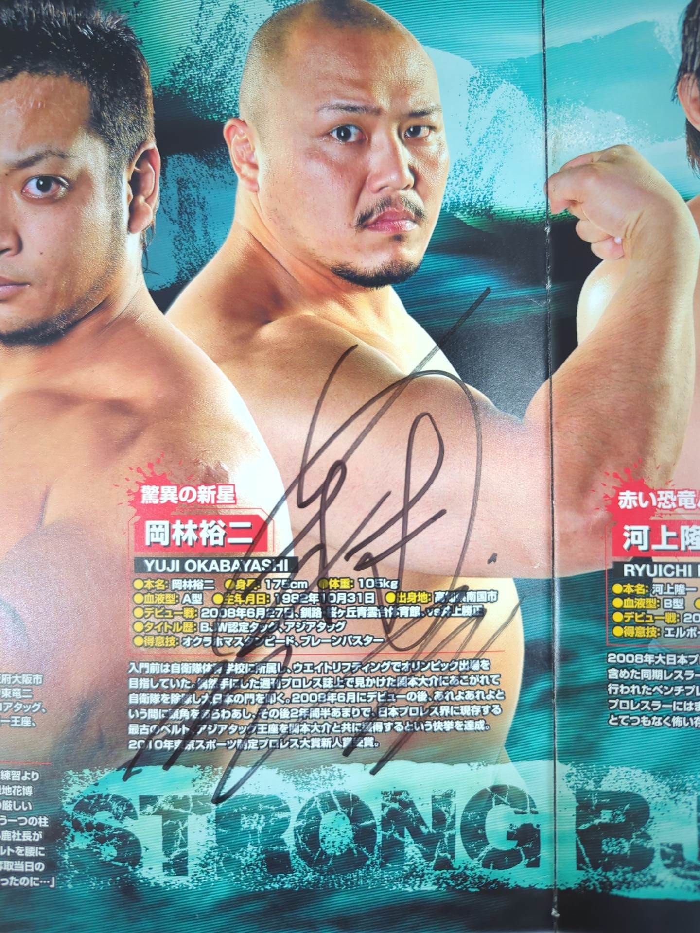 【5選手直筆サイン入り】2011大日本プロレス BIG JAPAN PRO-WRESTLING