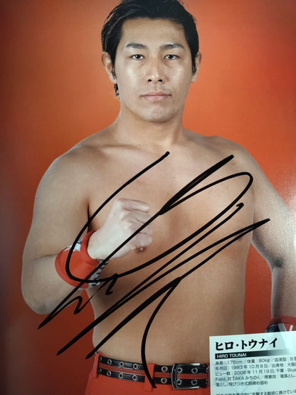 [8 fighters hand signed autograph 】KAIENTAI-DOJO Vol.38