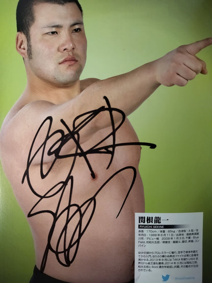 [8 fighters hand signed autograph 】KAIENTAI-DOJO Vol.38