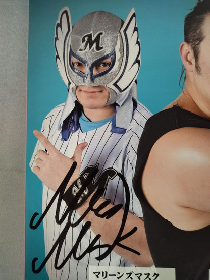 [8 fighters hand signed autograph 】KAIENTAI-DOJO Vol.38
