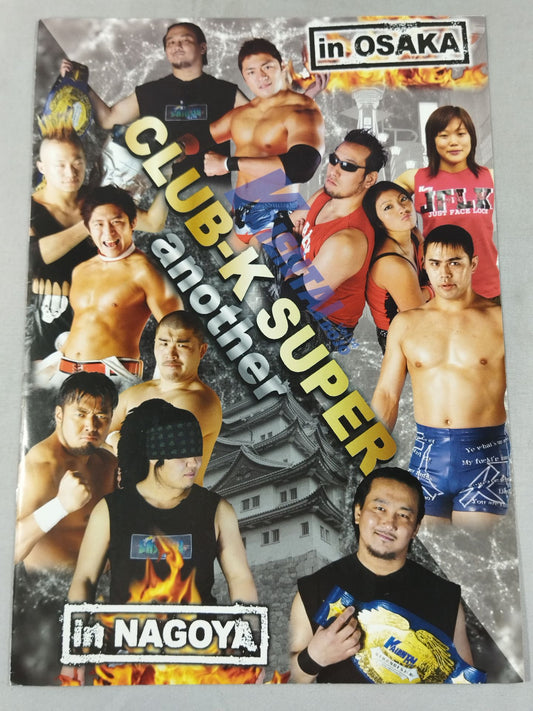 [2 fighters hand signed autograph 】CLUB-K SUPER another in NAGOYA / in OSAKA