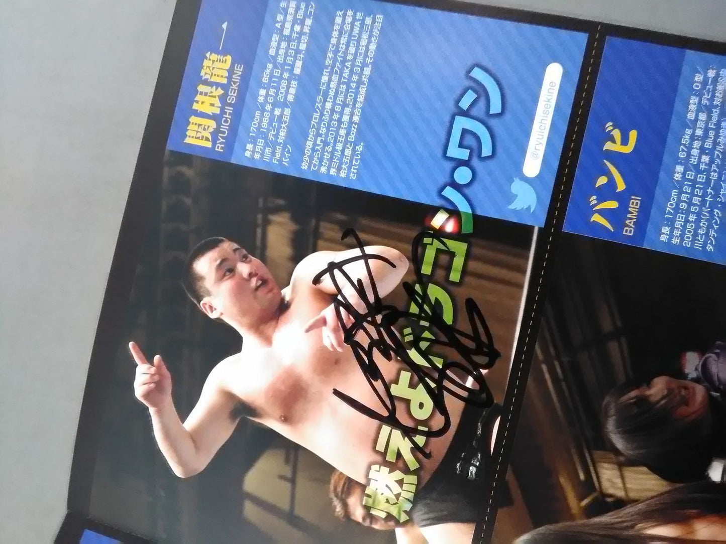 [10 fighters hand signed autograph 】KAIENTAI-DOJO Vol.39