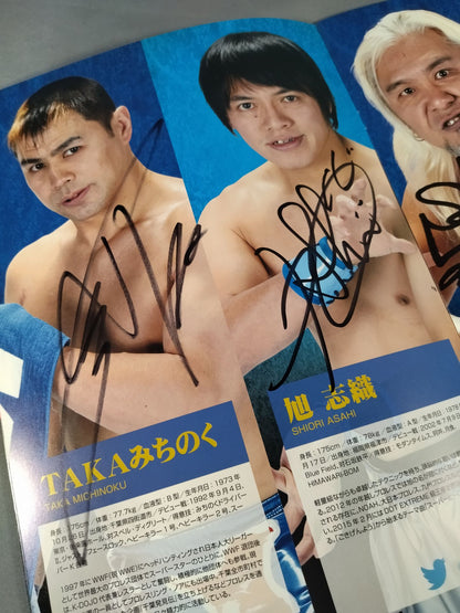 [12 fighters hand signed autograph 】KAIENTAI-DOJO Vol.40