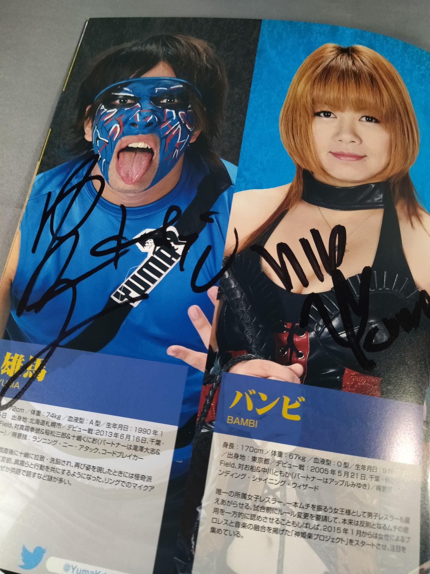 [12 fighters hand signed autograph 】KAIENTAI-DOJO Vol.40