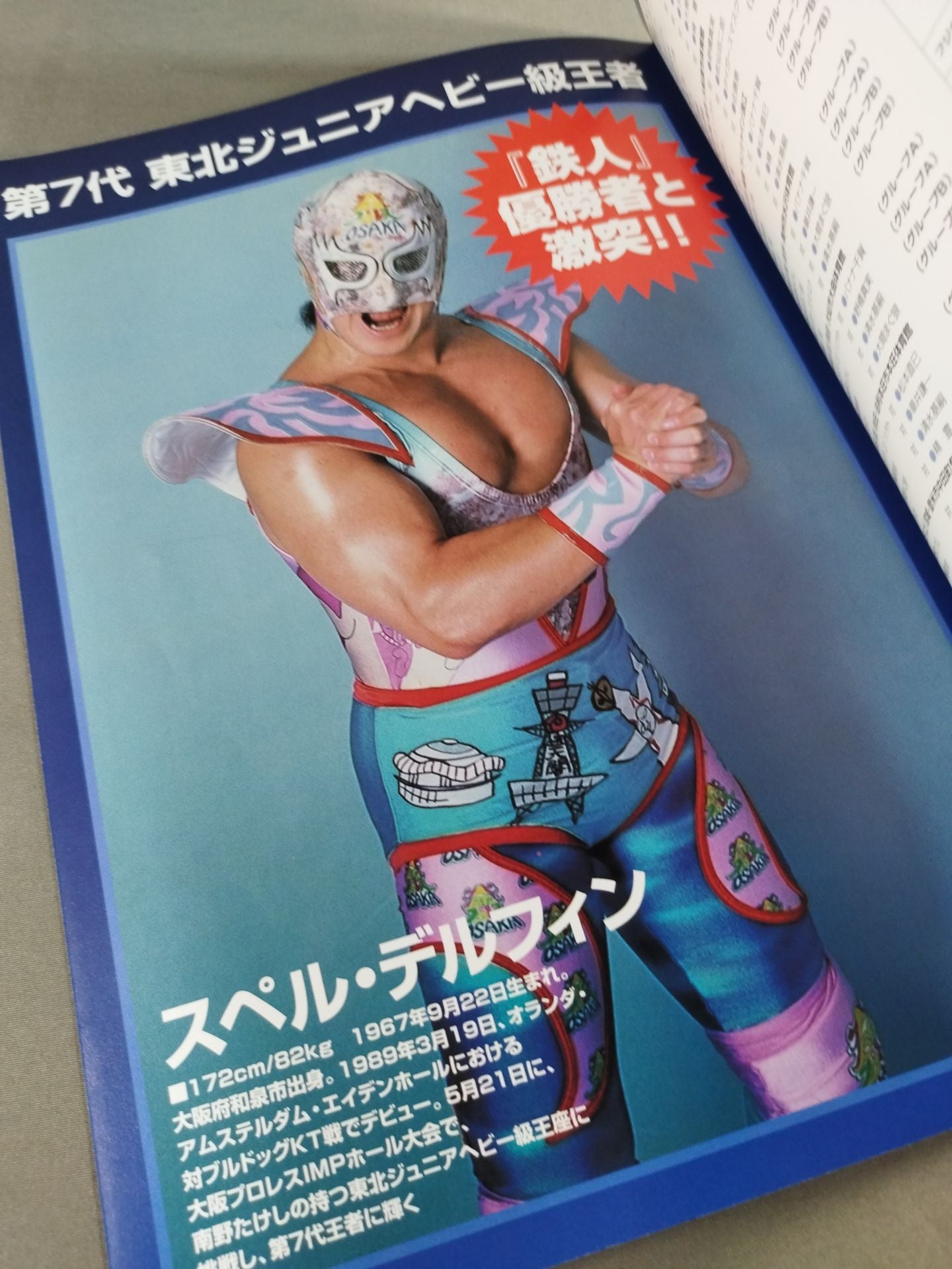 Michinoku Pro Wrestling  Official Brochure Vol.105